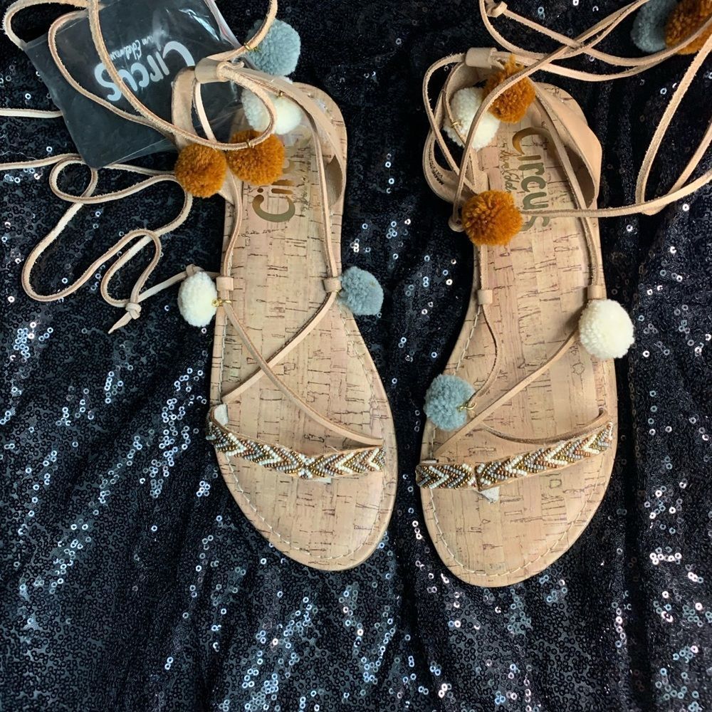 Sam Edelman wrap around sandals